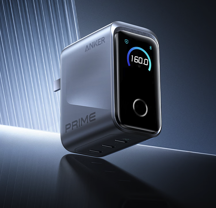 安克推出160W三口智显充Pro 全球首款莱茵认证699元起售